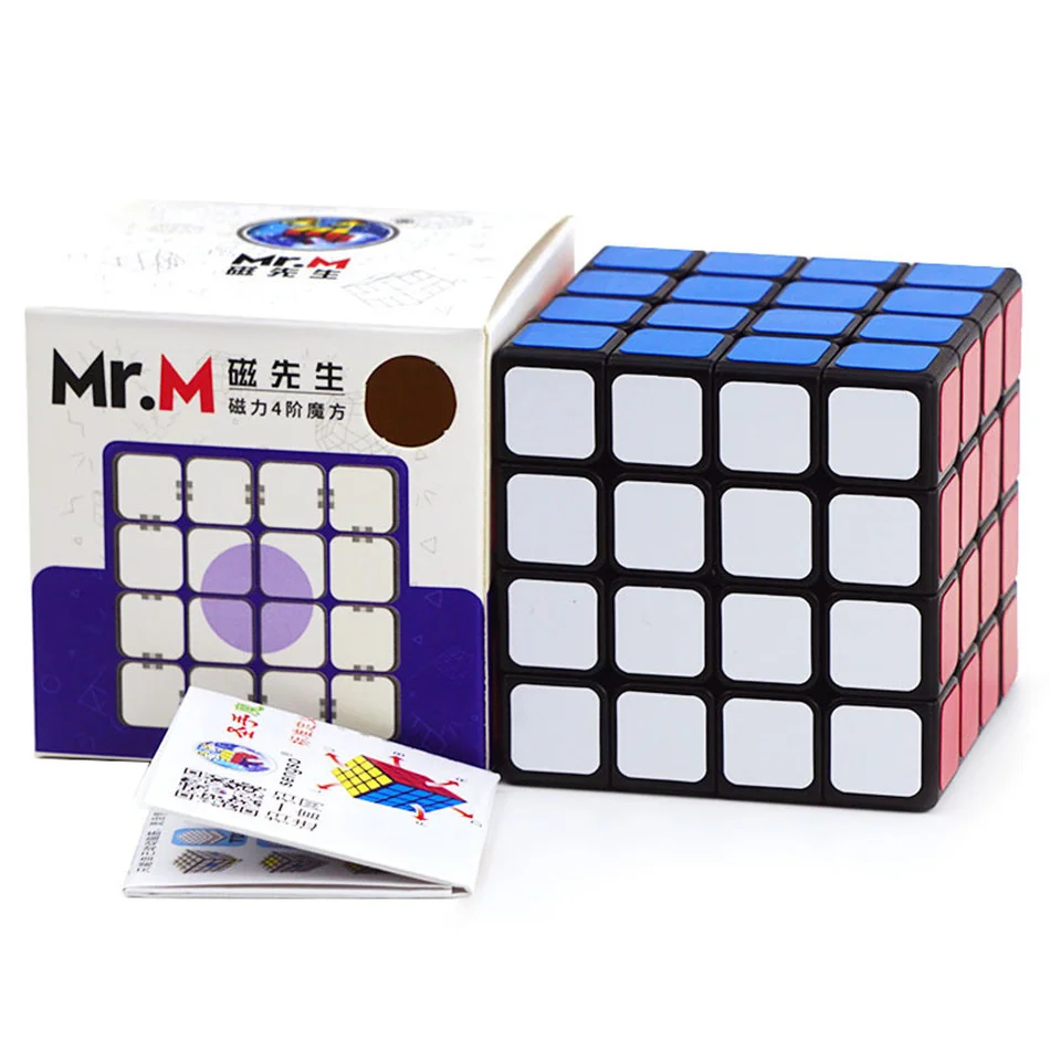 

Sengso Mr.M Magnetic 4x4 Speed Cube Shengshou Magic Cube 4x4x4 Magnetic Mr M Magnets Cube Puzzle Toys