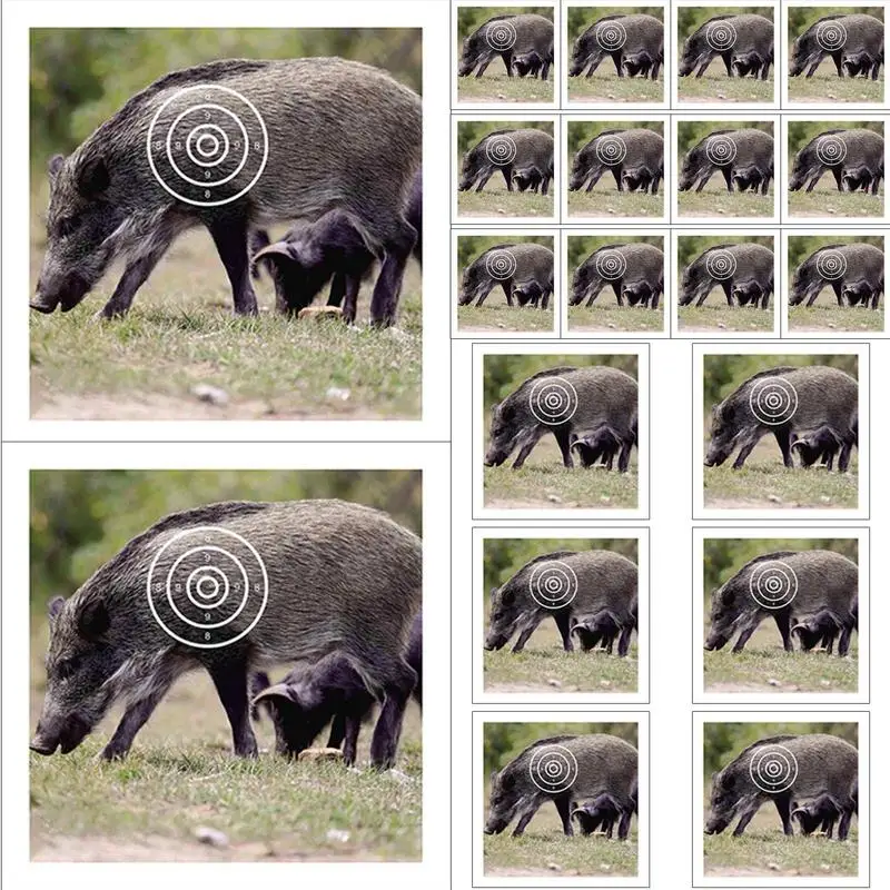 

Training Target 20PCS Thickened Foldable Frosted Practice Range Targets Space Saving Hunting Accessories For Competitions Target