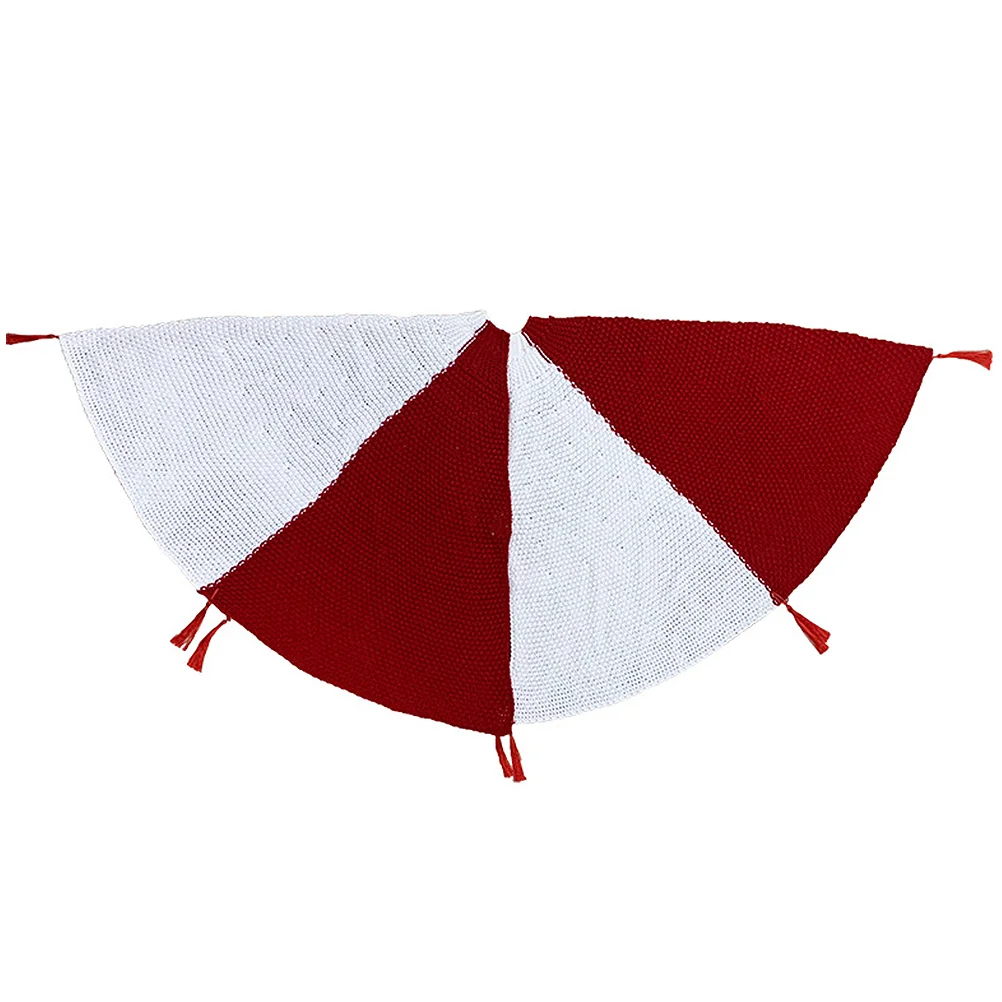 

1 шт. круглая декоративная шерстяная вязаная крышка на дне рождественской елки, товары для вечерние для дома