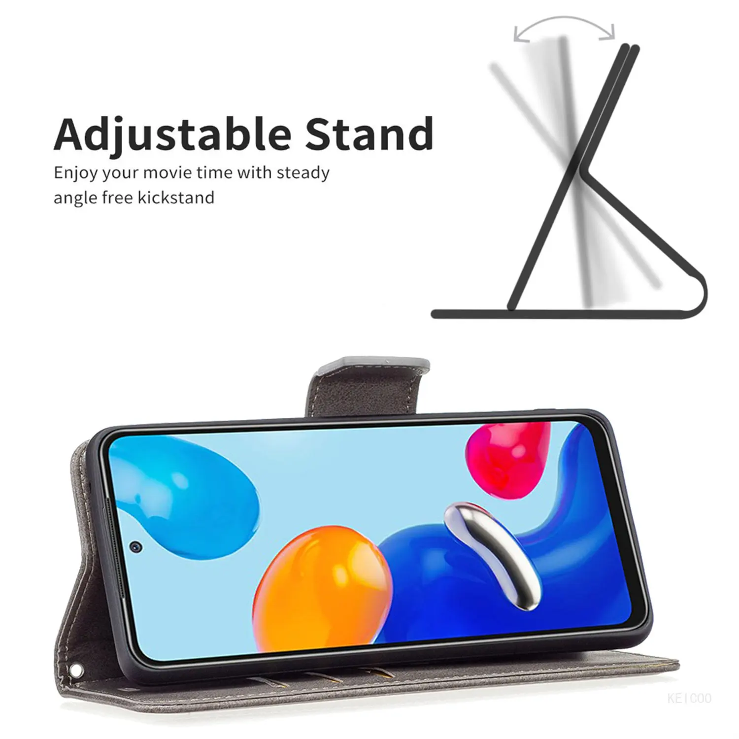 Чехол-книжка с отделением для карт Xiaomi Redmi Note 11 12S 12 Turbo Global POCO F5 4G 5G 2201117TG 2201117TI