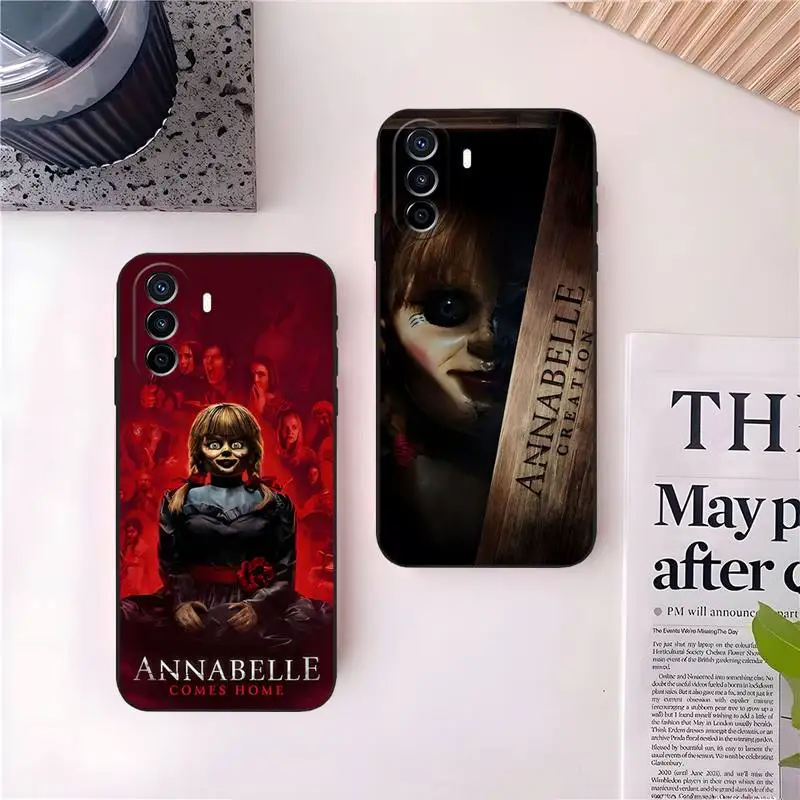 Annabelle Horror Movie Phone Case For Huawei P30 Pro P40 P10 P20 Plus Lite Psmart 2020 Y5 Y6 2019 Y8s Y8p Y5 Silicone Cover