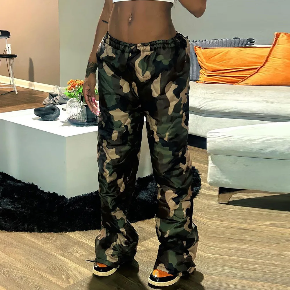 

Camouflage Pencil Pant Streetwear Cargo Clothes 2023 Autumn Clothes For Women Outfit Casual Women Jogger Pants