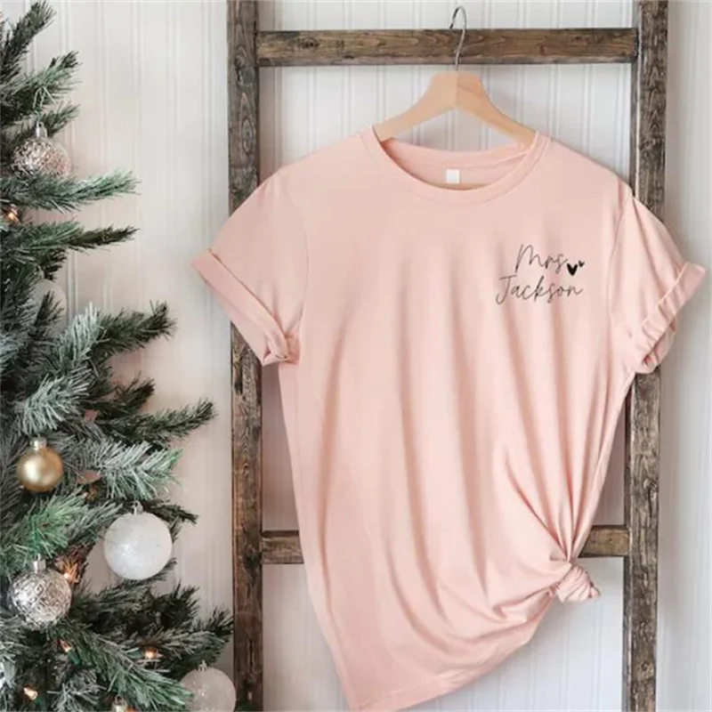 Индивидуальный подарок для невесты свадебный женский индивидуальный Футболка