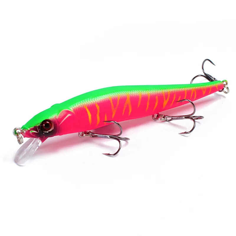 

1Pcs Minnow Fishing Lures Wobbler Hard Baits 3D Eyes Crankbaits Artificial Lure For Bass Pike Fihsing Tackle 11cm 14g Swimbait