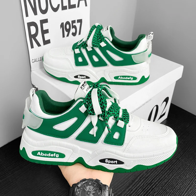 

Casual Sports Shoes Men's 2023 New Spring/Summer Vulcanized Shoes Men's Breathable Versatile Fashion Flat Shoes Tenis Masculino