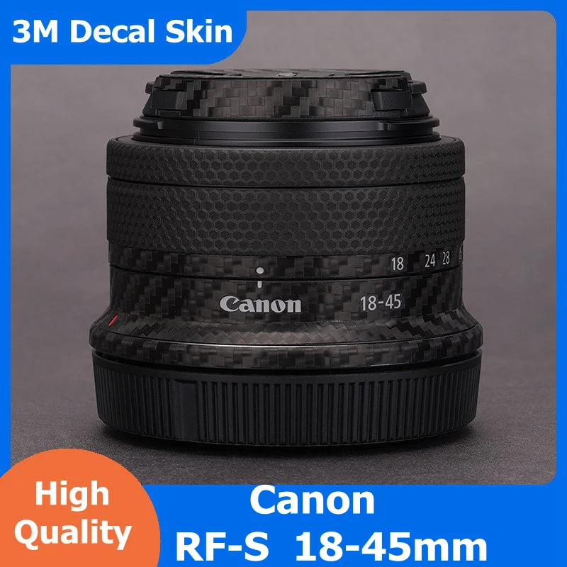 

RF-S 18-45mm Skin Camera Body Wrap Coat Protective Film Protector Vinyl Decal Sticker For Canon RF-S 18-45 F4.5-6.3 IS STM