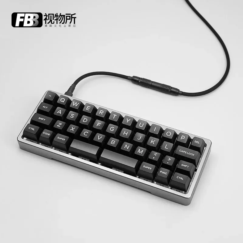 

NEW2023 FBB Custom lemo cable for Mechanical Keyboard With black lemo USB to Type C Paracord and PET Double Sleeved