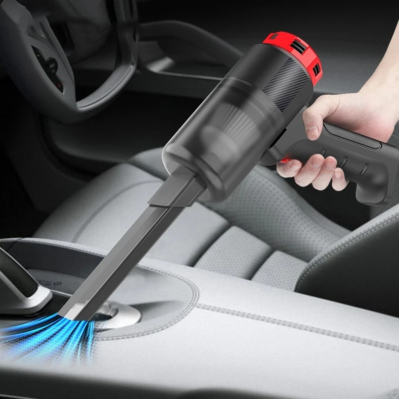 Vehicle mounted vacuum cleaner wireless handheld automatic mini vacuum cleaner & built-in battery dual purpose portable enlarge