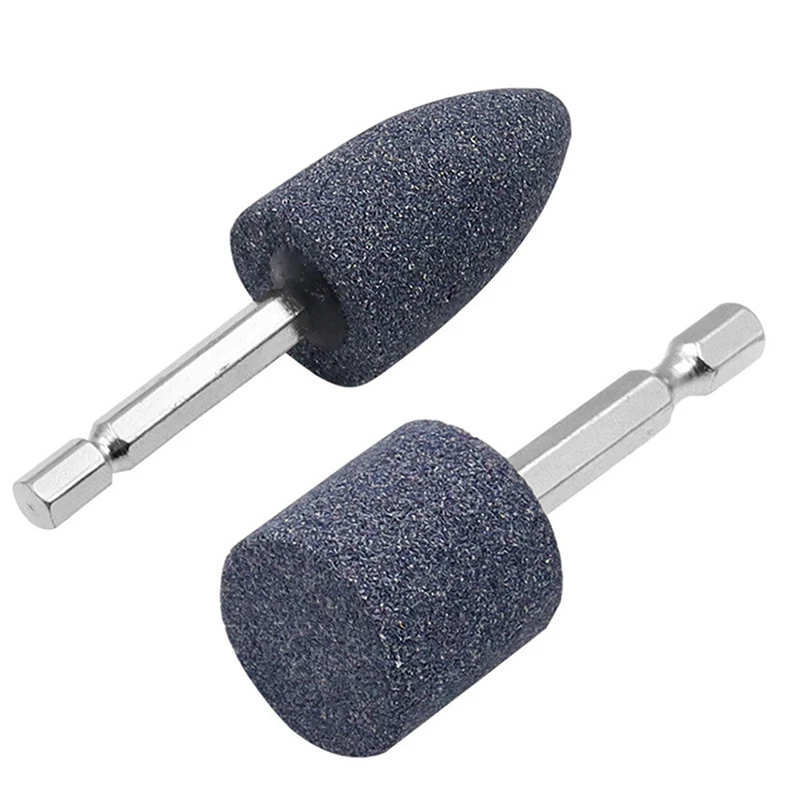 Конический шлифовальный круг 6 3 мм * 24 с шестигранной ручкой коричневый