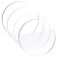 clear acrylic circle disc for painting1005025pcs round acrylic sheet ornaments ornament blanks for diy art craft engraving