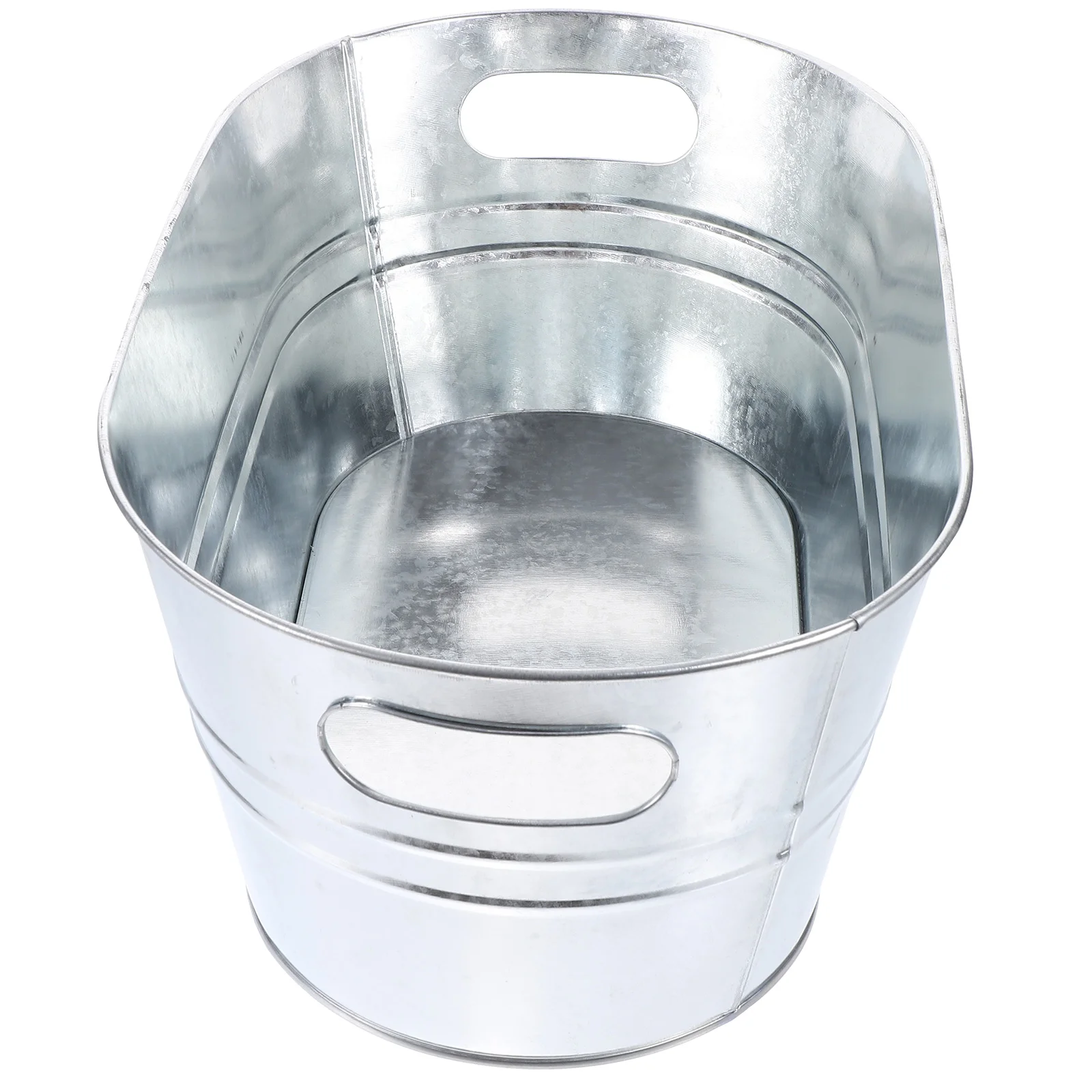 

Ice Cube Container Desktop Buckets Barrel Cocktail Metal Supply Drink Beer Bong