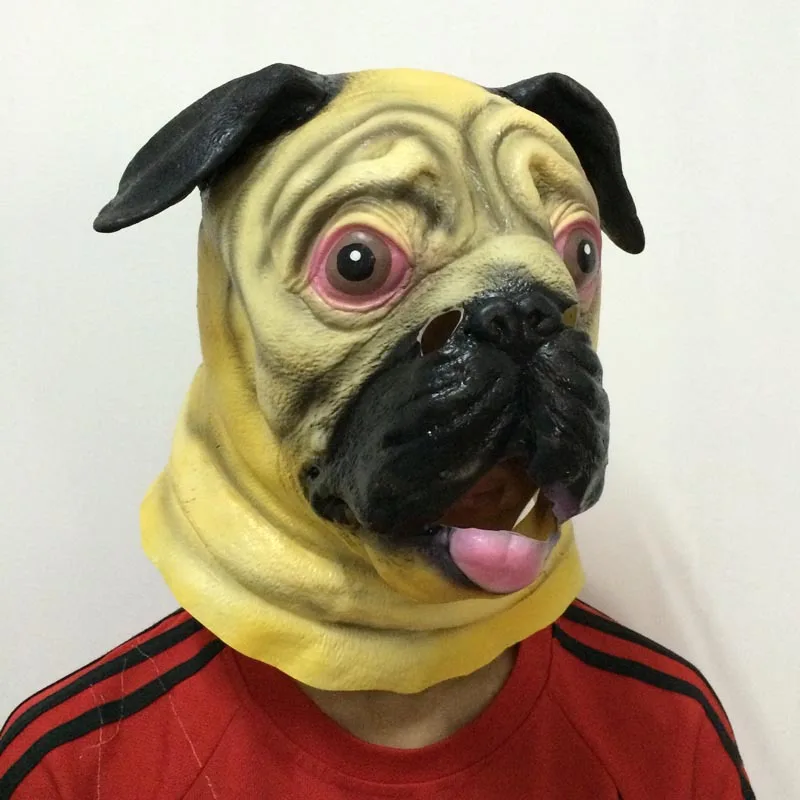 Качественные Хэллоуин Ужасы Представление Косплей Латексные Маски Для Собаки