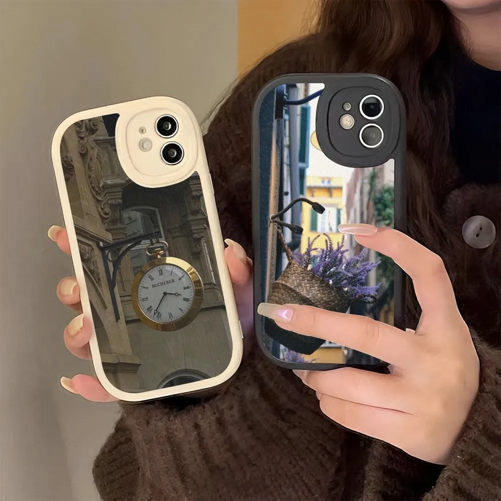 

City Landscapes Phone Case Hard Leather For iPhone 14 13 12 Mini 11 14 Pro Max Xs X Xr 7 8 Plus Fundas