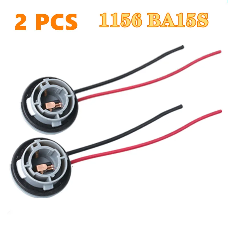 

2Pcs 1156 382 Bulb Socket BA15S Lamp Holder P21W Adapter Base Connector Car Light Base Auto Led Lights Bulb Socket Connector