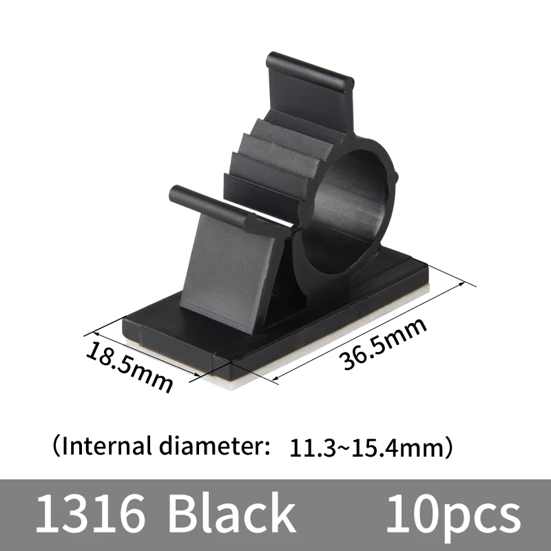 

Пластиковые зажимы-органайзеры для кабеля 10 шт.