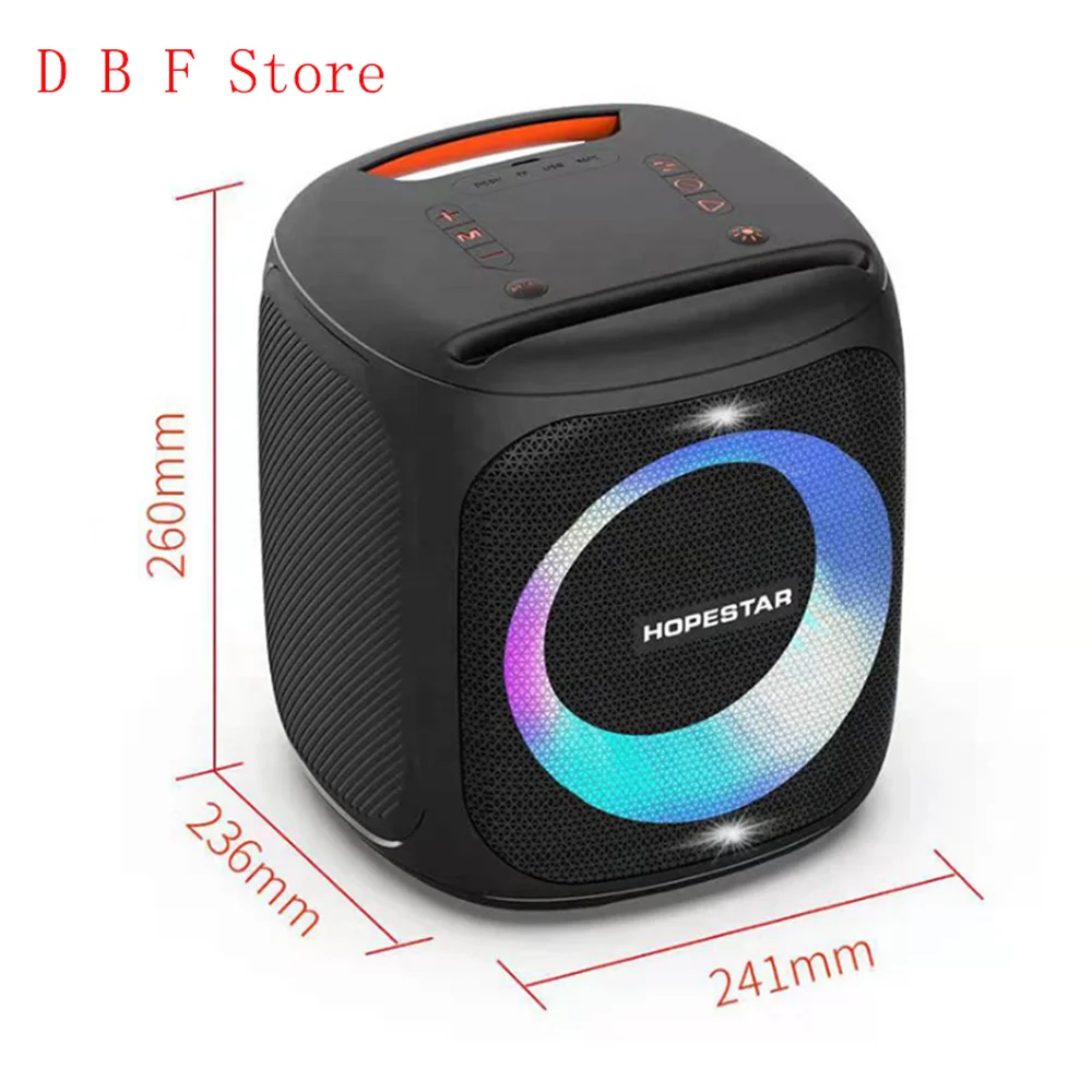 [С микрофоном] Ручной беспроводной супер-динамик Hopestar 100 для домашнего кинотеатра и вечеривечерние на открытом воздухе