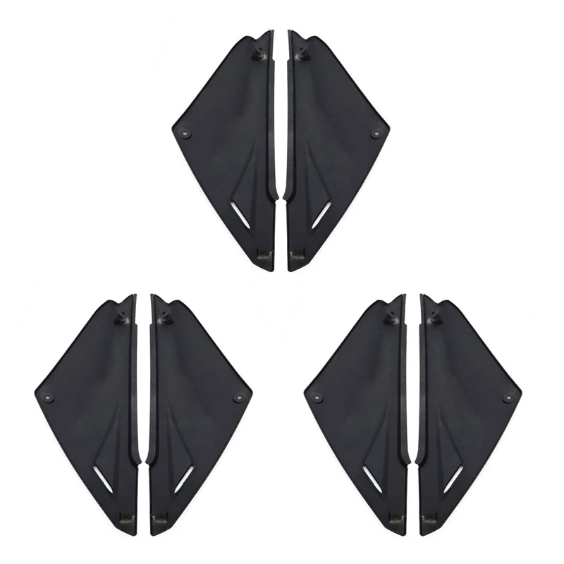 6X для Suzuki GXT200 DR200 Jinan Qingqi Тибетский мастифф зеркальная пластина черная боковая три