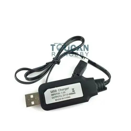 

USB Cable Spare Parts for HENG LONG Charger Liion Battery RC Tank Electronic Balanced Head Toucan Controlled Toys TH16652-SMT8