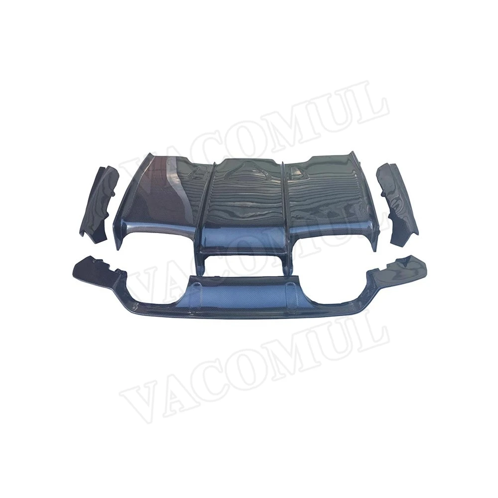 Задний бампер из углеродного волокна диффузор разветвители спойлер защита