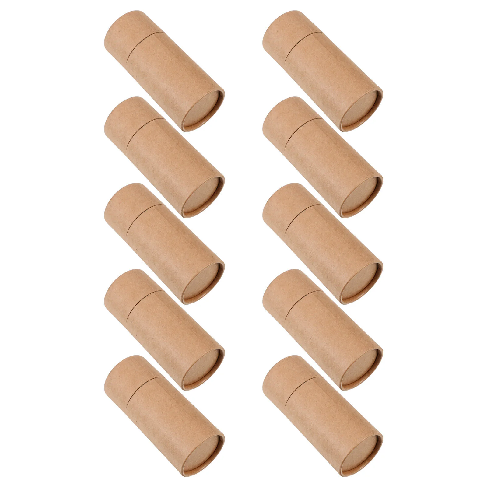 

10 Pcs Packaging Tube Gift Containers Round Gift Box Lip Balm Holder Face Mounting Storage Cans Travel Bulk Items
