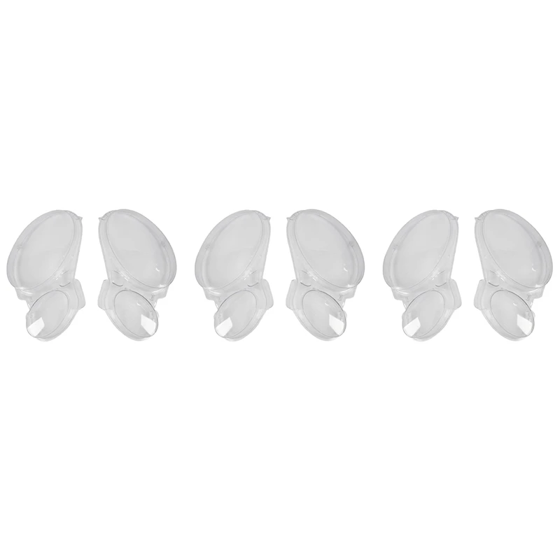 

3X Car Headlight Lens Glass Lampshade Fog Lamp Cover Headlight Cover For Mercedes Benz E Class W211 2002-2008 E320 E350