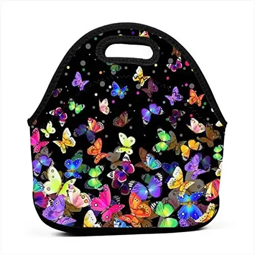 Неопреновая сумка для обеда таксы многоразовая изолированная на молнии коробка