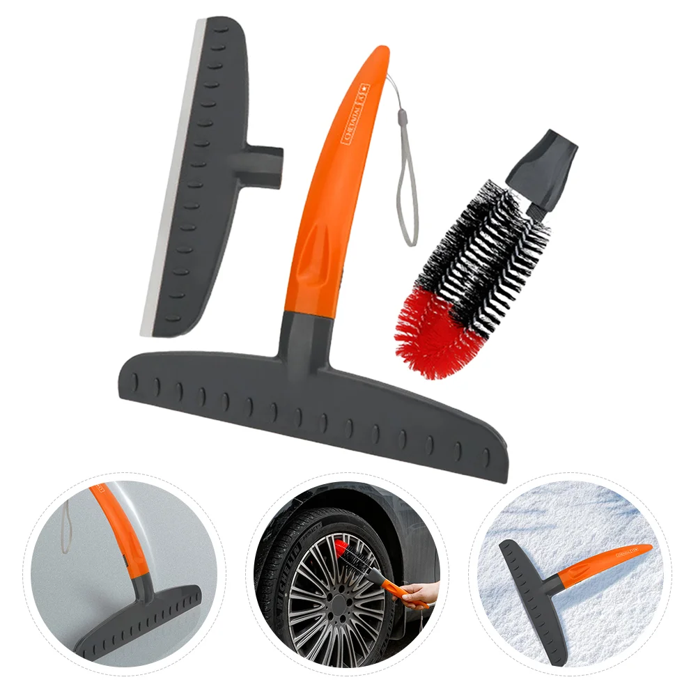 

1 Set of Car Frost Snow Removal Shovels Snow Removing Tools Windshield Cleaners