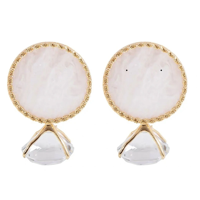 

Circular Earring Holder Display Earring Organizer Jewelry Photography Display for Show Dainty Showcase Holder for Women 918F