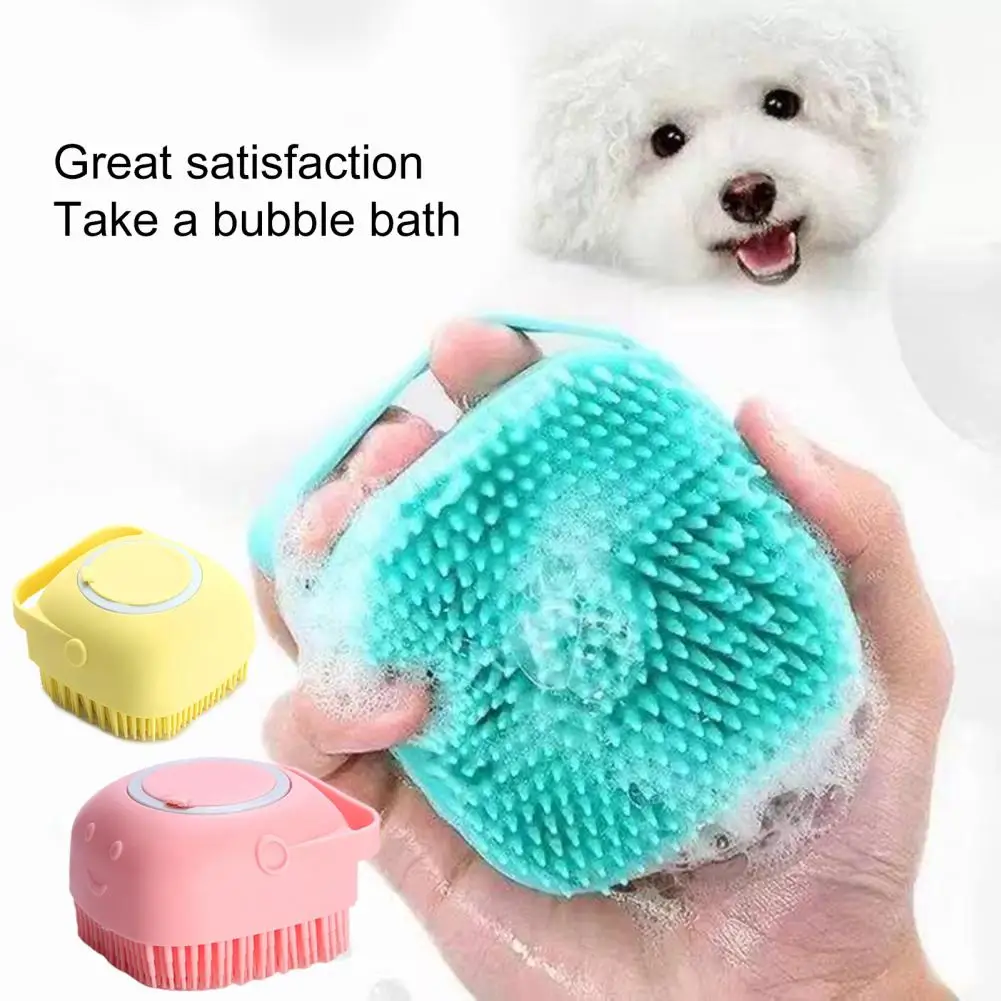 

Pet Bathing Brush Practical Integrated Comfortable Cat Body Massage Comb Dog Brush Dog Supplies Pet Hair Brush Pet Comb