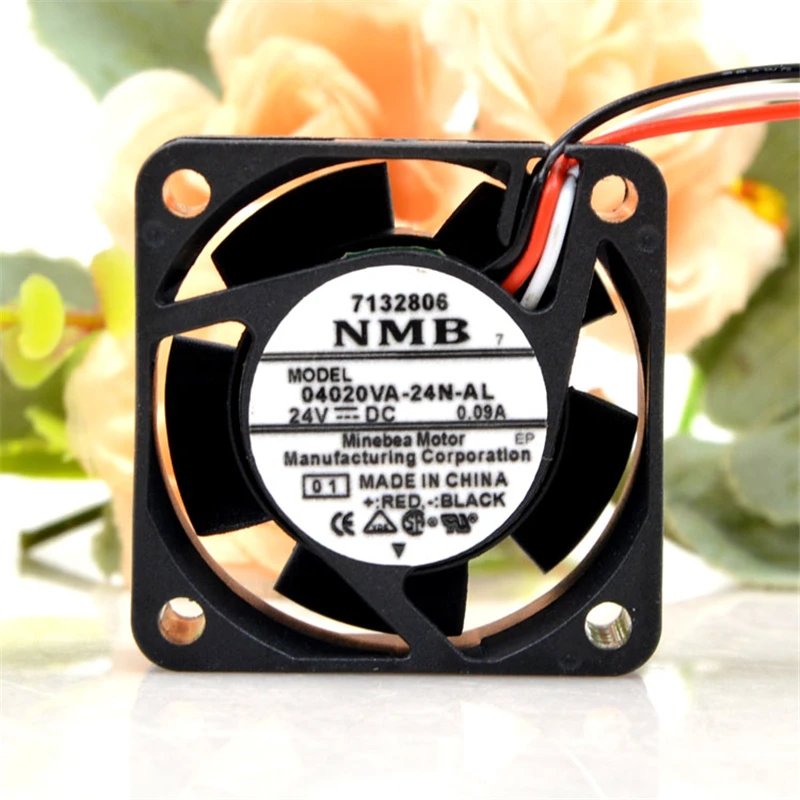 Новый оригинальный вентилятор охлаждения для NMB 04020VA-24N-AL 4 см 4020 24 в а Fanuc
