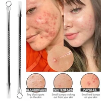 stainless steel acne blackhead removal needles black dots cleaner black head pore cleaner deep cleansing tool skin care tools