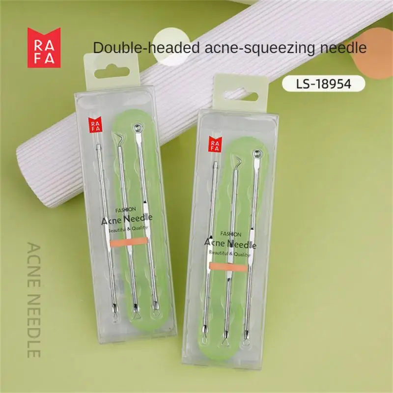 

Acne Needle Set Preferred Material Squeeze Pock Needle Facial Care Tools Beauty Suit Convenient Storage Acne Needle Tool Suit