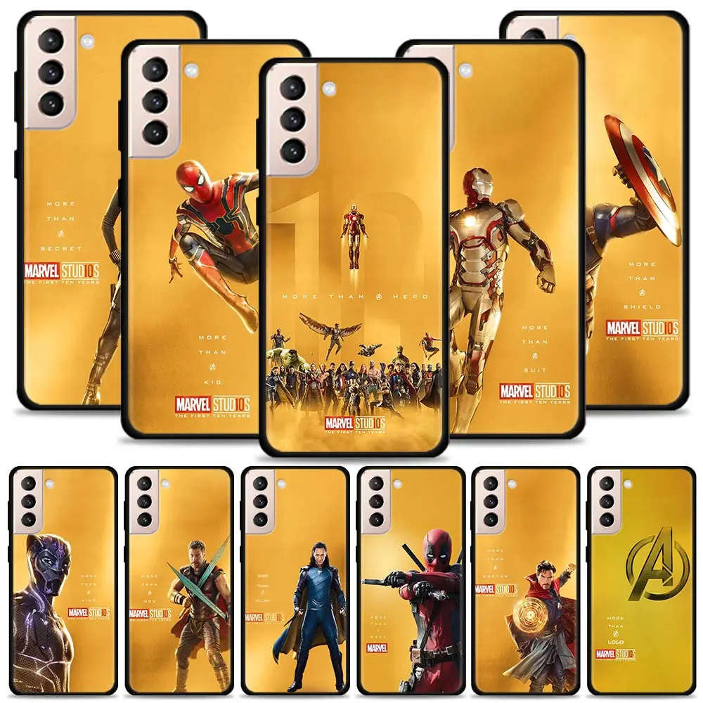 Силиконовый чехол для Samsung Galaxy S22 S21 S20 Ultra FE S10 S9 S8 Plus 4G 5G S10e S7 Edge золотой Королевский