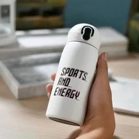 380ml thermos water bottle coffee mug stainless steel lid thermal insulation straight cup tumbler insulation cup thermo cup