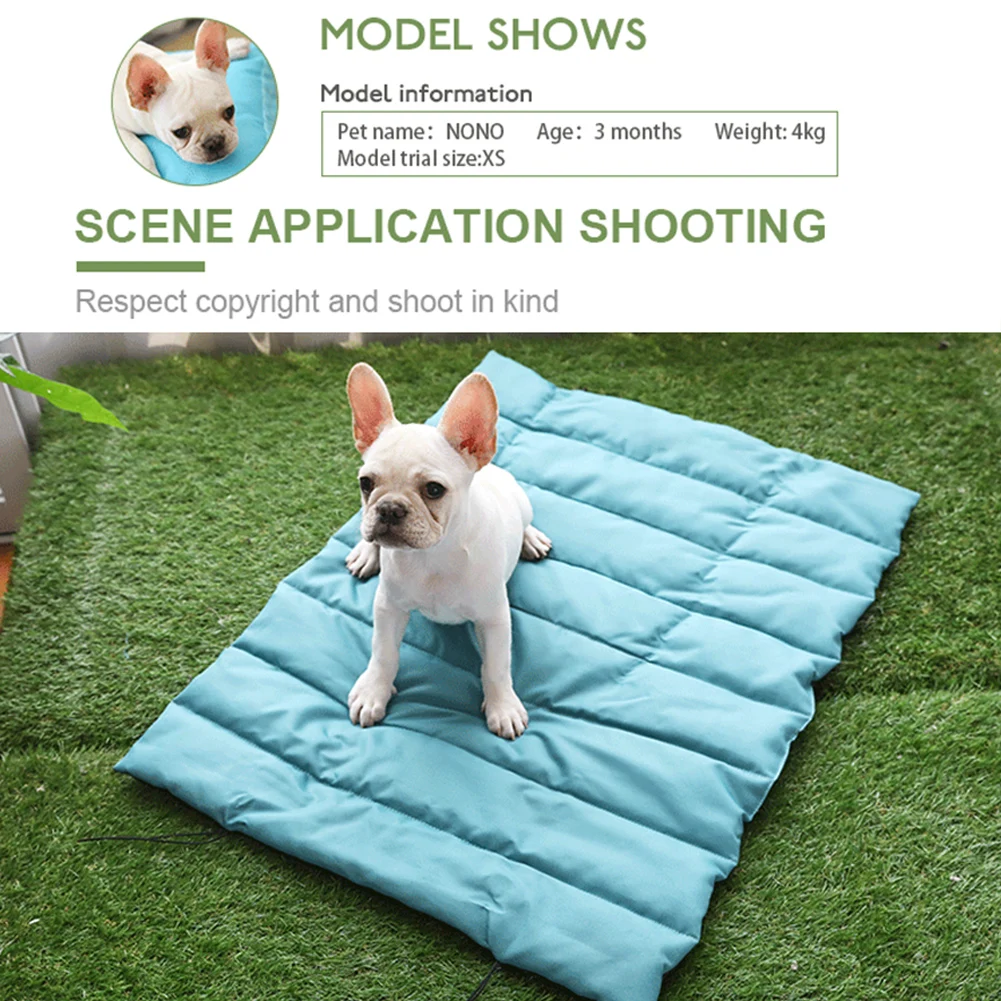 

Soft Wear Resistant Home Accessories Breathable Easy Clean Bed Home Foldable Portable Large Pet Mat Cat Dog Outdoor Waterproof