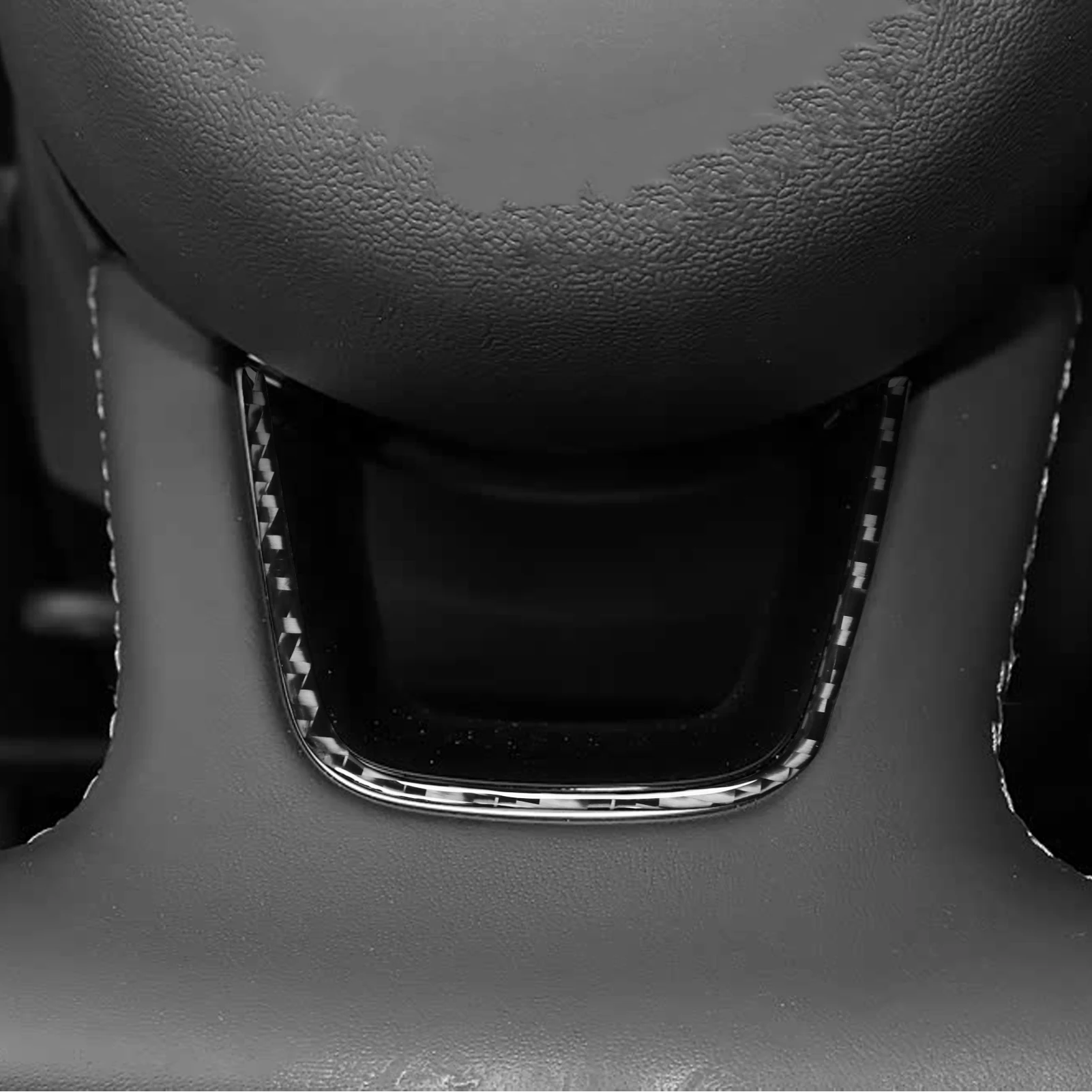 Фото Для Audi A3 S3 8Y 2021-2025 наклейки из настоящего углеродного волокна, кнопка на руле, панель управления, автомобильные аксессуары, декоративные интерьерные аксессуары №3