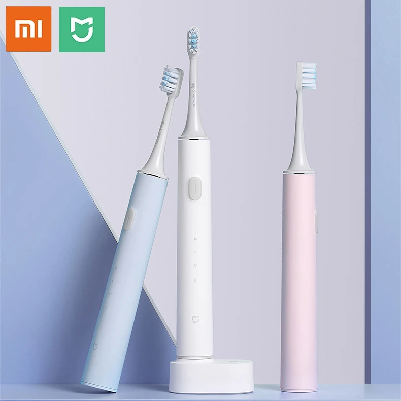 

Xiaomi Mijia T500 Sonic Electric Toothbrush Mi Smart Tooth Brush Colorful USB Rechargeable IPX7 Waterproof For Toothbrushes head