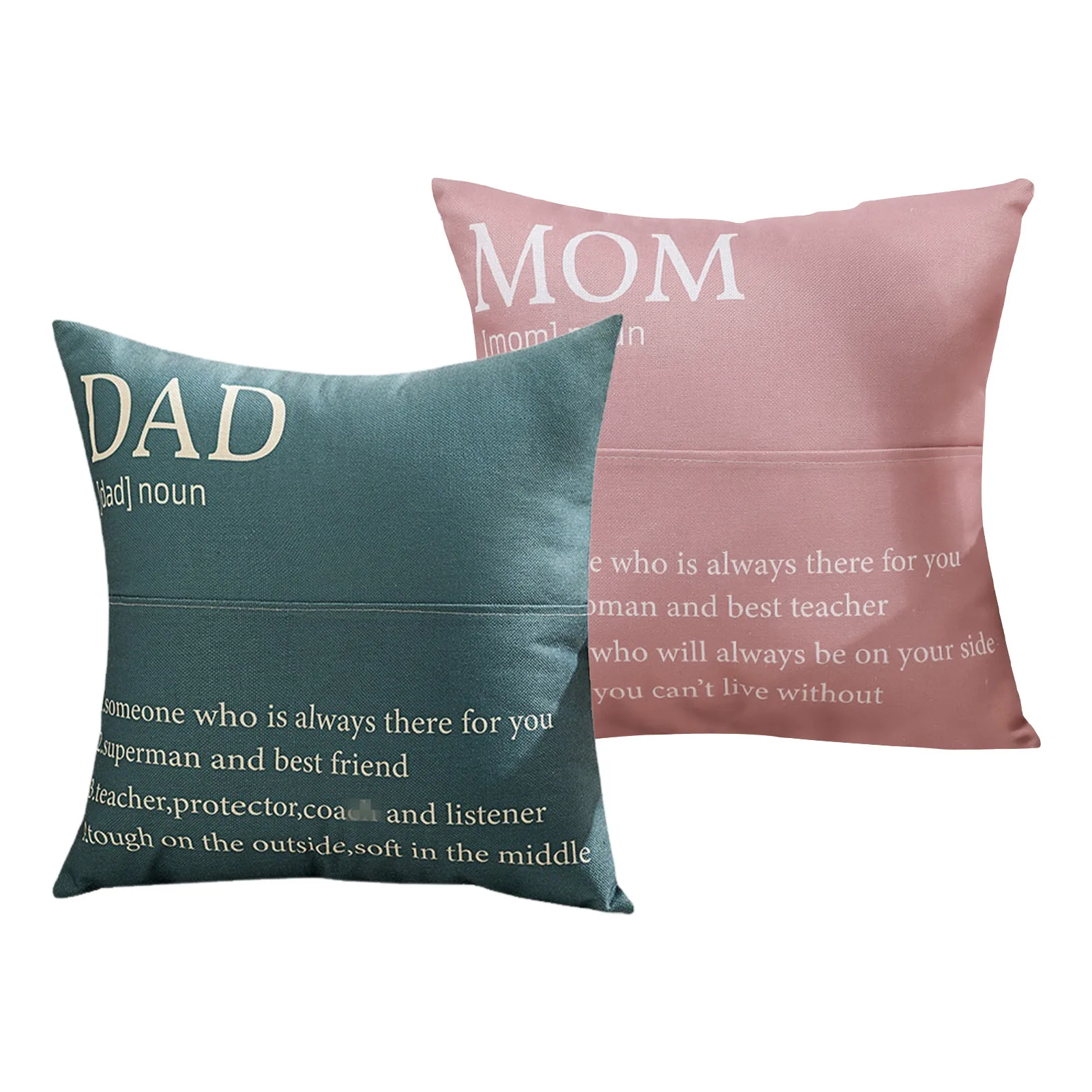 

18x18 Inch Throw Pillow Covers Waterproof Decorative Cushion Cover Waterproof Linen Throw Pillow Case For Sofa Couch Chair