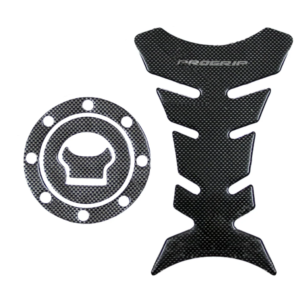 

2Pcs Carbon Fiber Fuel Gas Oil Cap Tank Pad Tankpad Protector Sticker For Motorcycle Universal For Honda Suzuki Kawasaki Yamaha