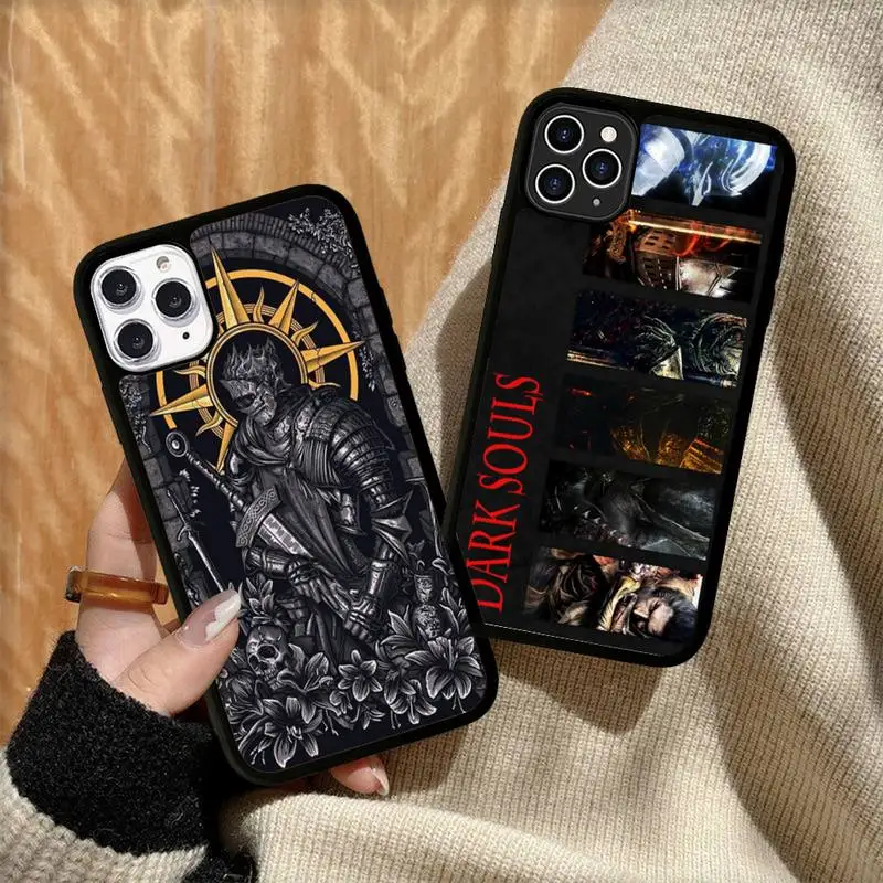

Dark Souls Phone Case Silicone PC+TPU Case for iPhone 11 12 13 Pro Max 8 7 6 Plus X SE XR Hard Fundas
