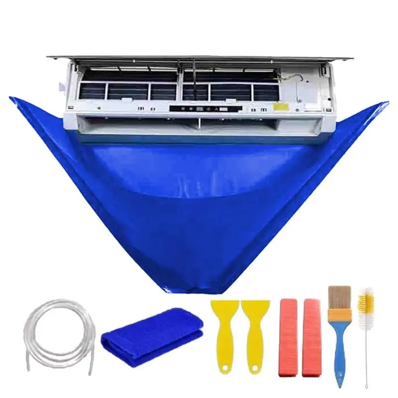 

Split Air Conditioning Cleaning Cover Waterproof Washing Cover For Air Conditioner AC Cleaning Tool Dust Washing Clean Protector