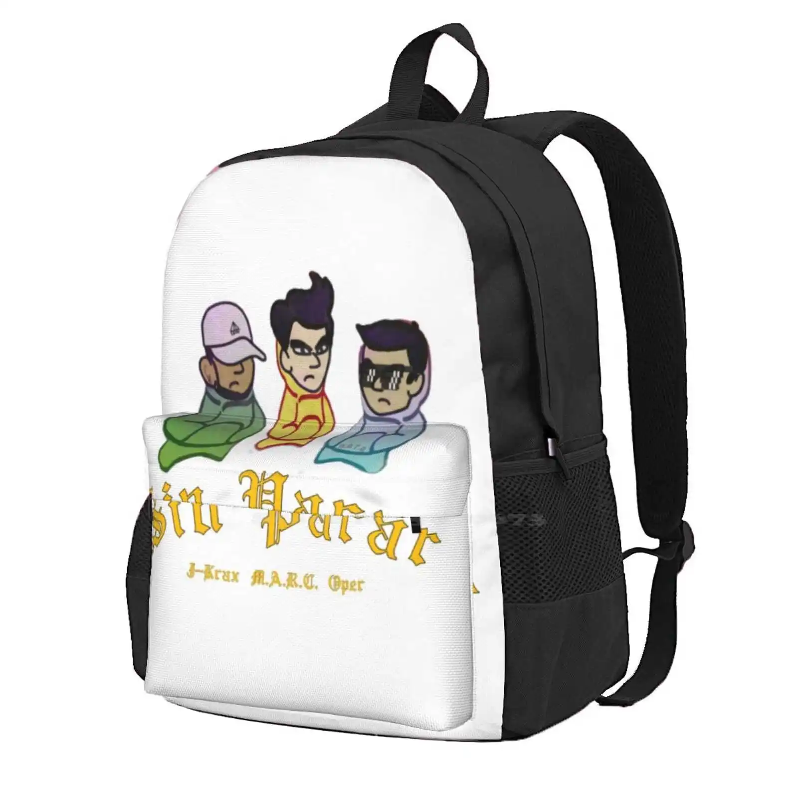 

Непрерывные городские дизайнерские женские и мужские подростковые дорожные школьные сумки для ноутбука рэп хип-хоп городские J Krax