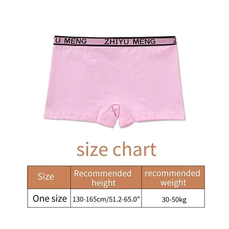 3Pcs/Lot Girls Boxer Briefs panties Underwear Underpants Kids Children 9-16Y Pure color shorts images - 6