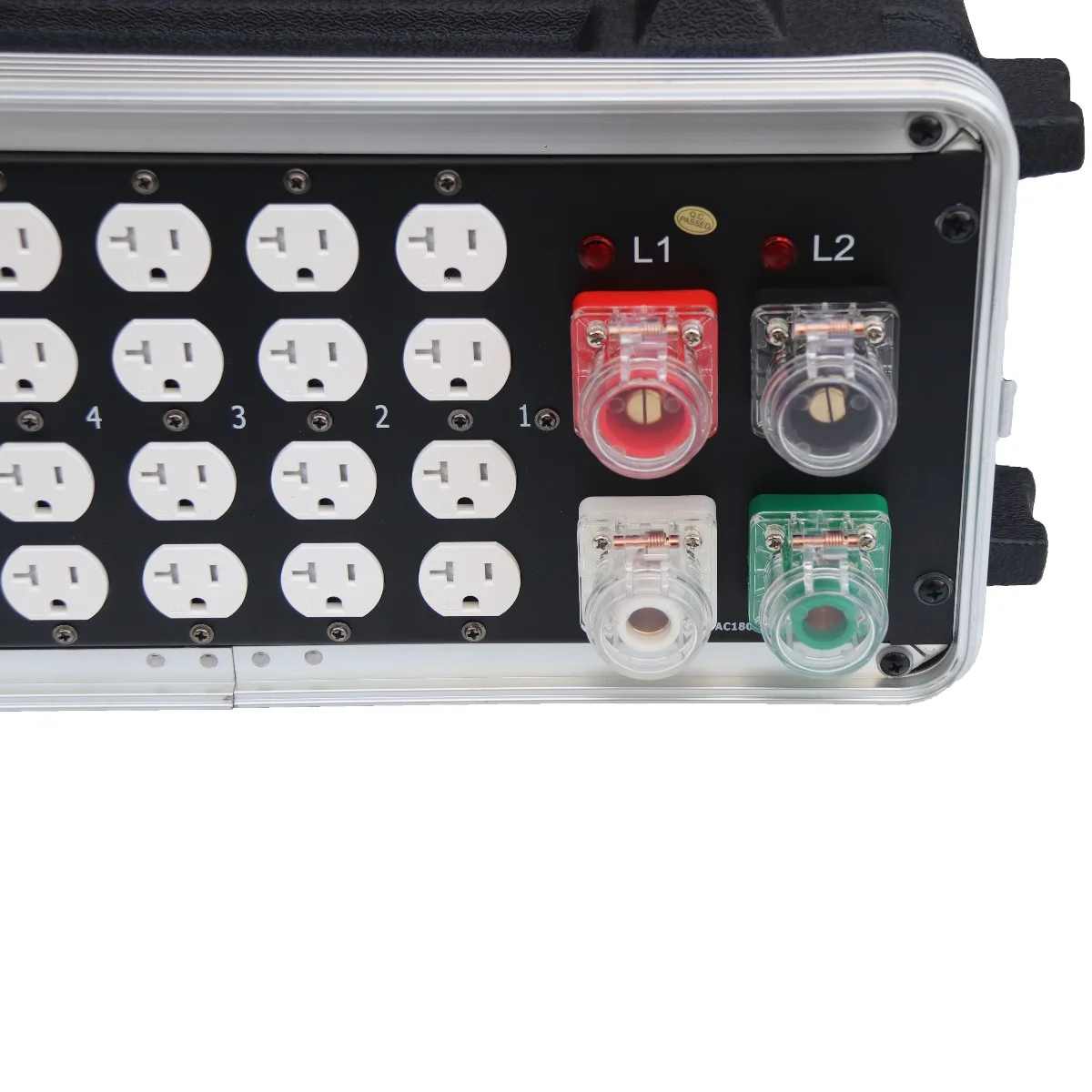 4U Edison Power Rack Вход Camlock с выходом 28*Edison Power Distro Box (art.: 3920d38ab53b4) - 3920d38ab53b4