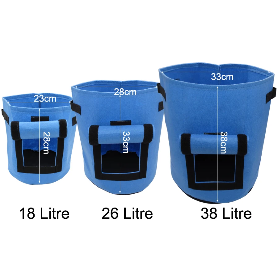 2 шт. мешочки для растений и картофеля с ручками |