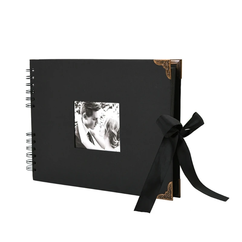 

40 Pages Vintage Photo Album Picture Decorative Album Portable Supplies for Valentine Day Mother Day Gift Accessory E65B
