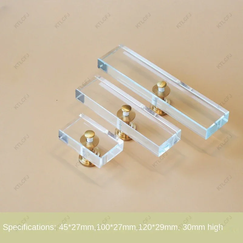 Роскошная квадратная латунная ручка для двери в скандинавском стиле