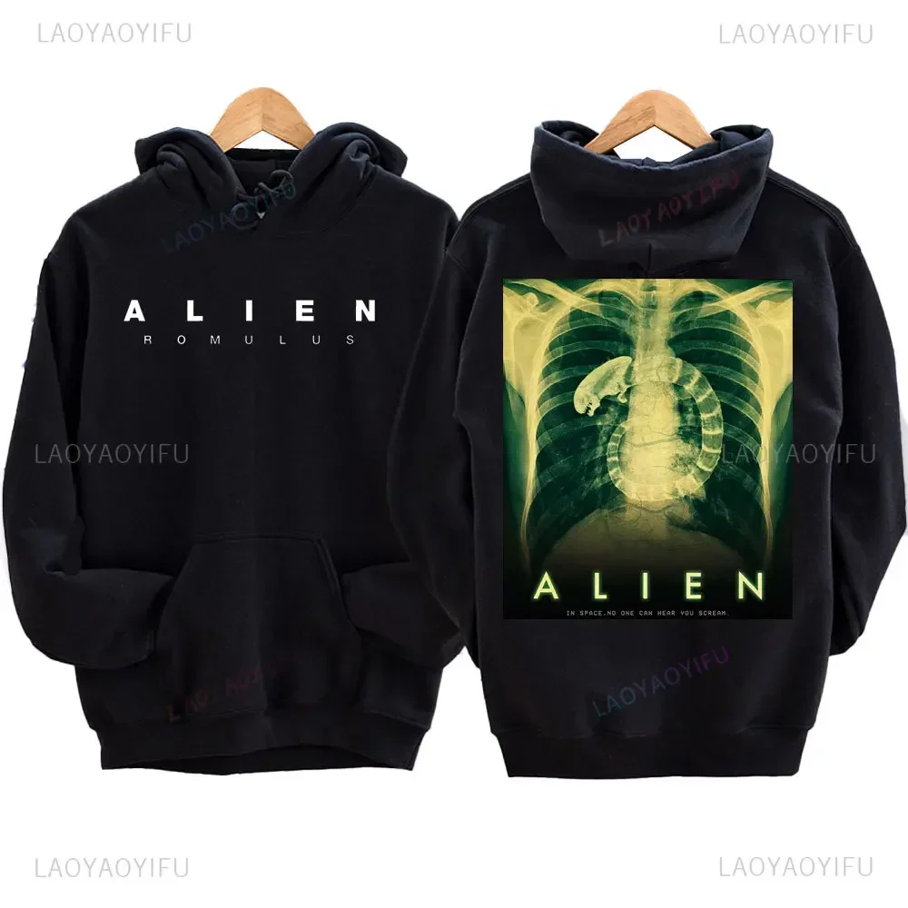 Толстовка с капюшоном Alien Romulus из фильма 2024 подарки для мужчин и женщин топы