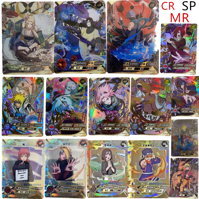 

Новинка, карты SP Naruto, доставка Узумаки Наруто CR Kakashi Uchiha Sasuke Haruno Sakura MR GP, коллекционные карты, подарки, игрушки для мальчиков