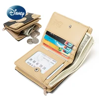 disney new fashion womens wallet high quality luxury brand womens coin purse large capacity pu short cut cute student wallet